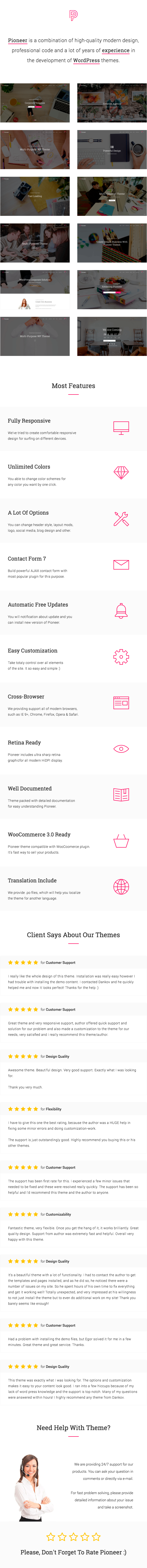 Pioneer - Multi-Concept Corporate WordPress Theme - 1